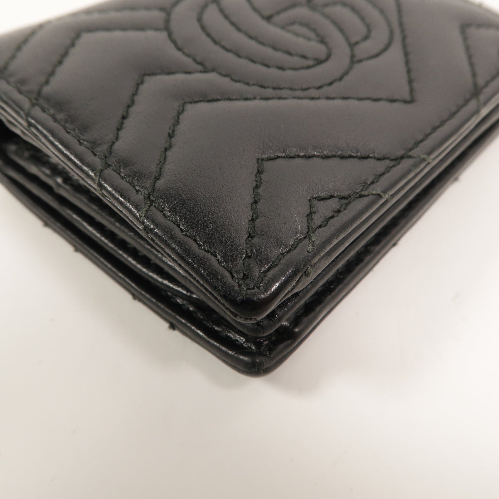 GUCCI 牛皮皮革GG Marmont Wallet錢包
