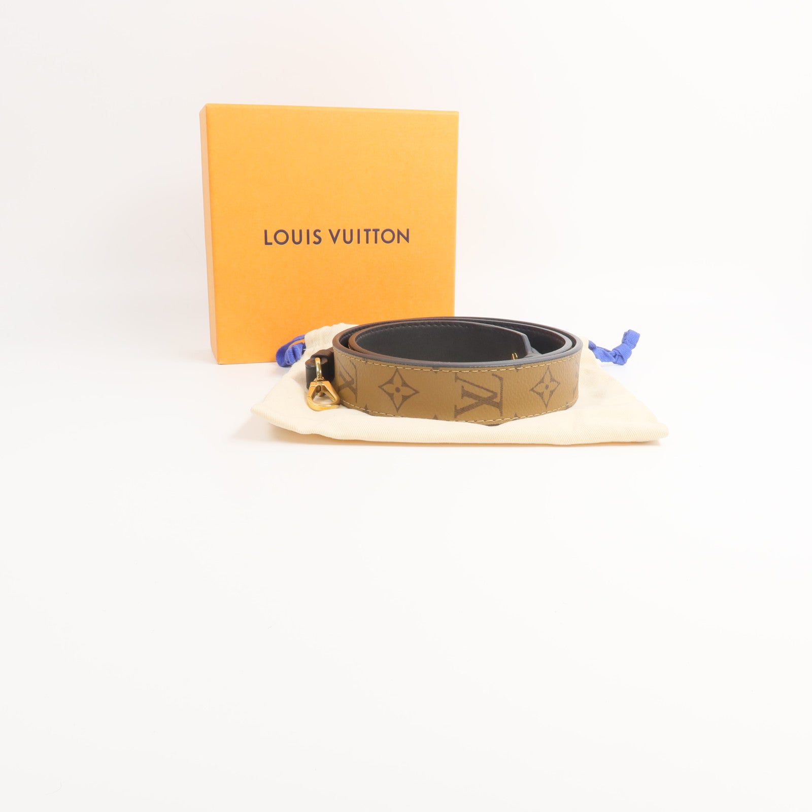 LOUIS VUITTON Monogram Reverse Bandouliere Shoulder Strap肩帶