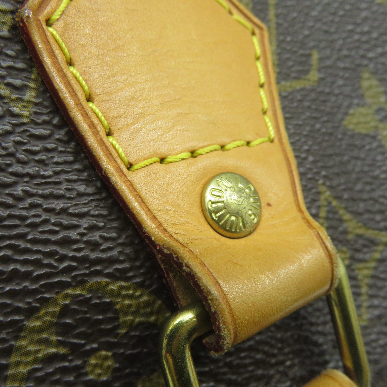 LOUIS VUITTON Monogram Speedy Bandouliere 30金扣手挽肩背兩用袋啡色