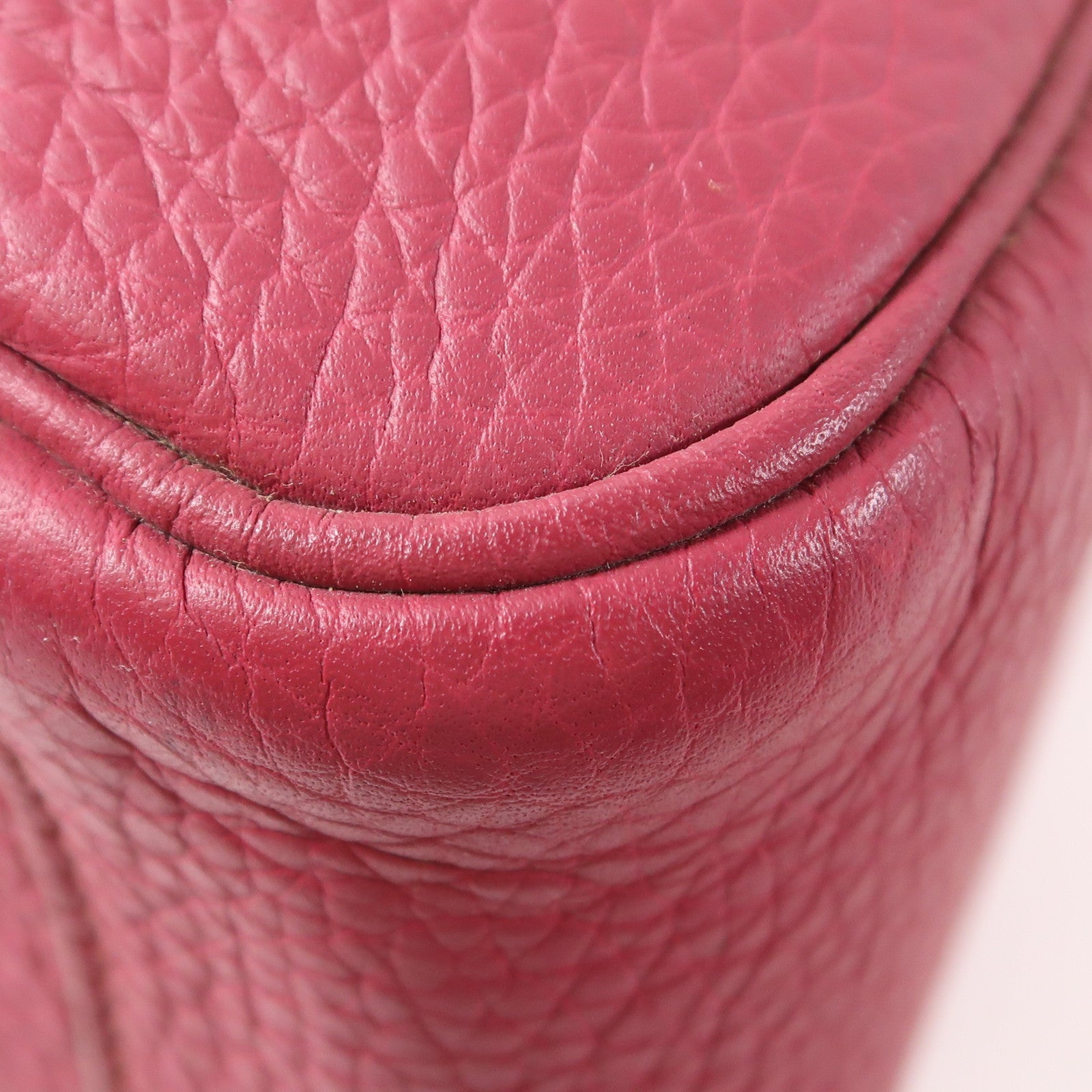 HERMES PHW Lindy 34 2Way Shoulder Hand Bag Clemence Leather Rough H