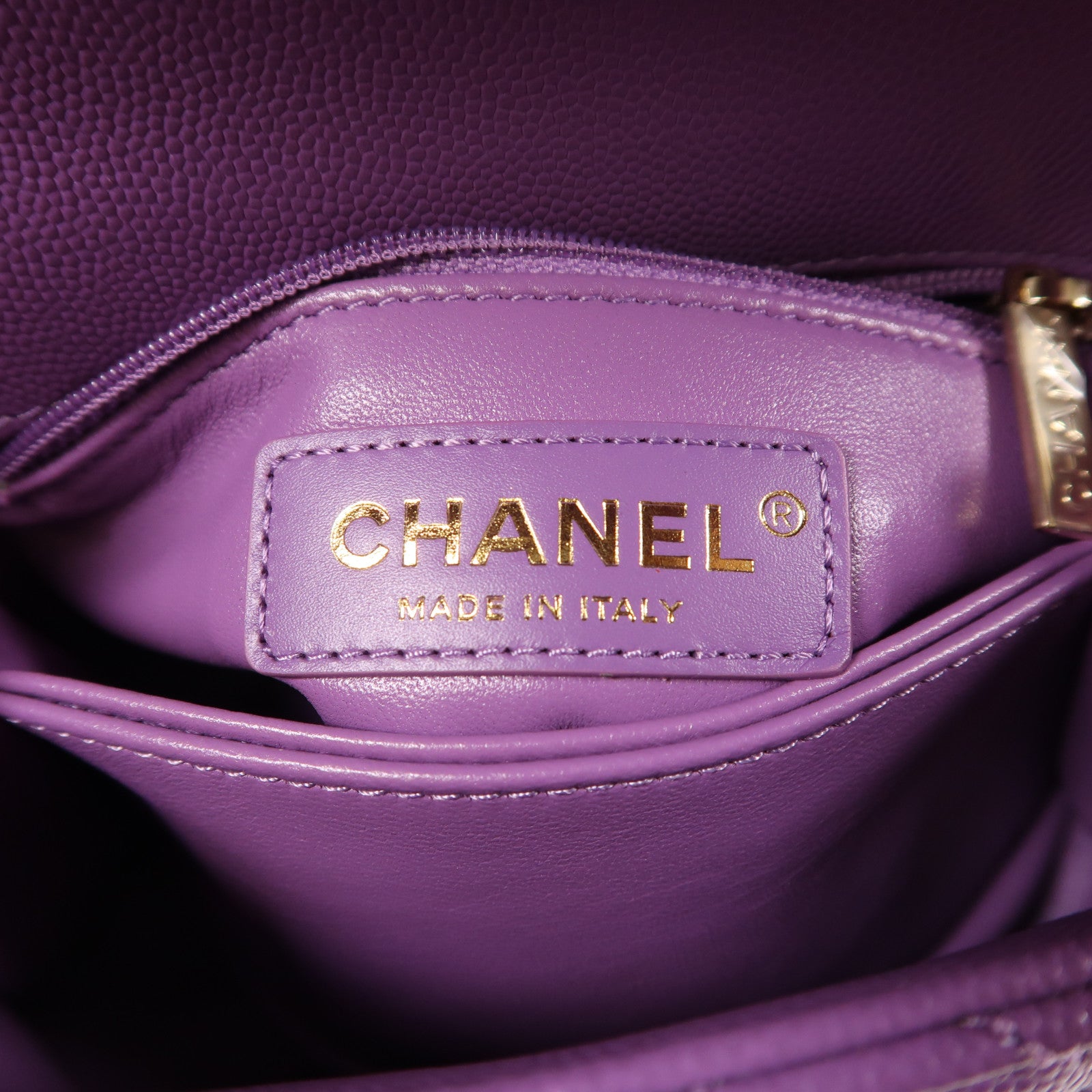 CHANEL 牛皮皮革Mini Coco Handle金扣手挽肩背兩用袋
