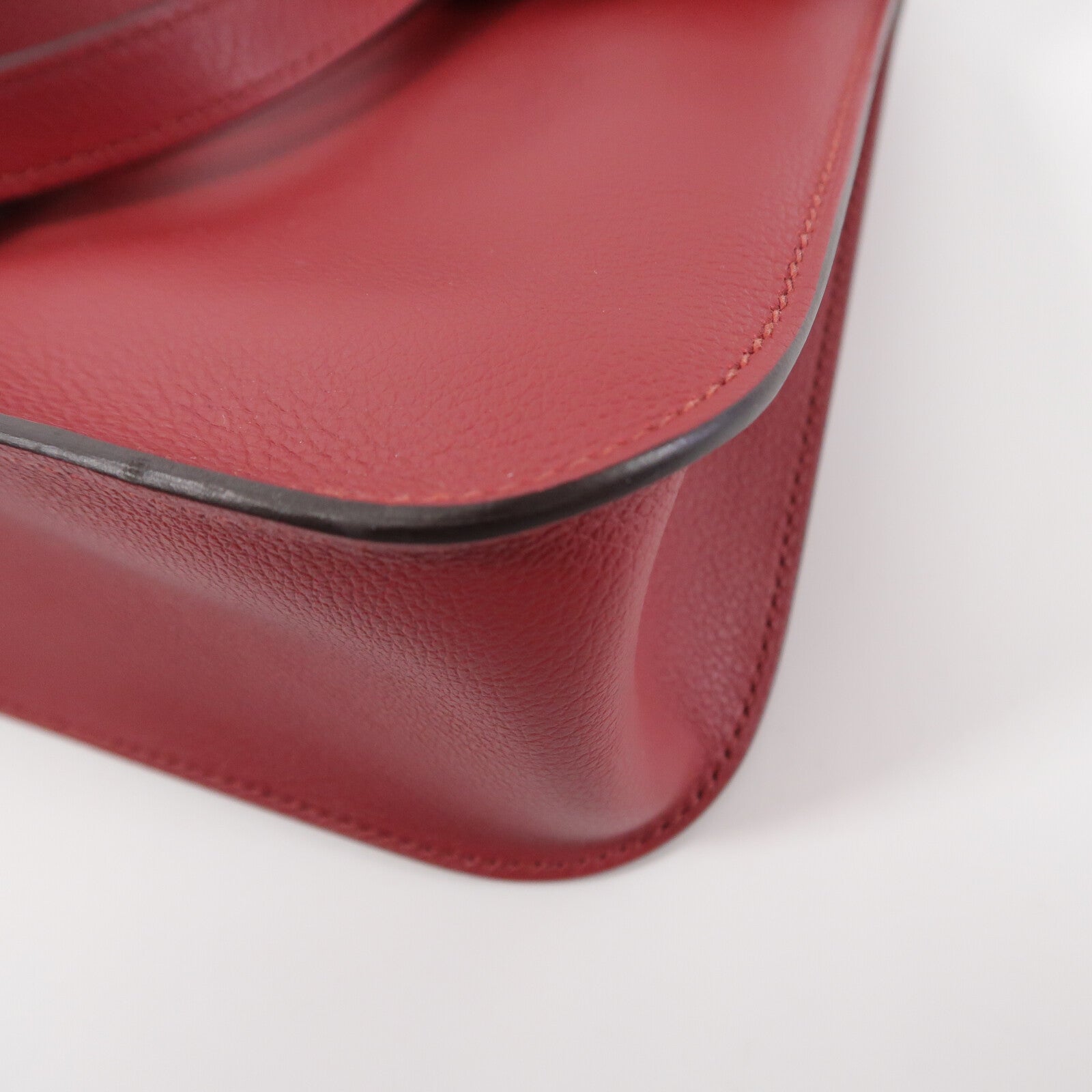 HERMES Evercolor皮革Halzan 25手挽肩背兩用袋Rough Grenal