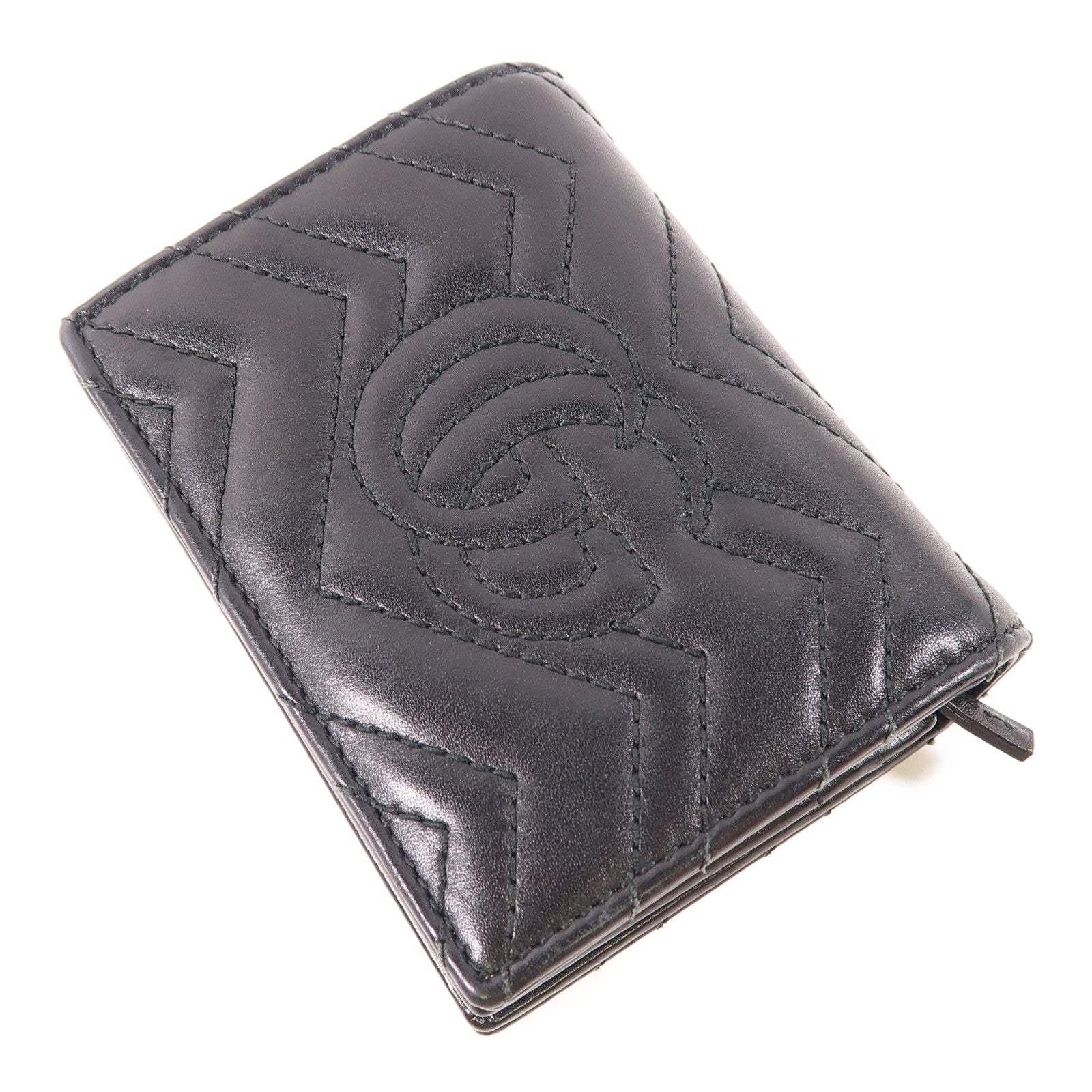 GUCCI 牛皮皮革Wallet金扣錢包