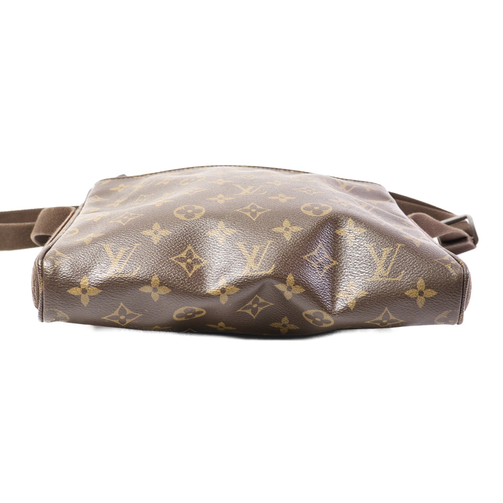 LOUIS VUITTON Monogram Trotteur Beaubourg金扣肩背袋