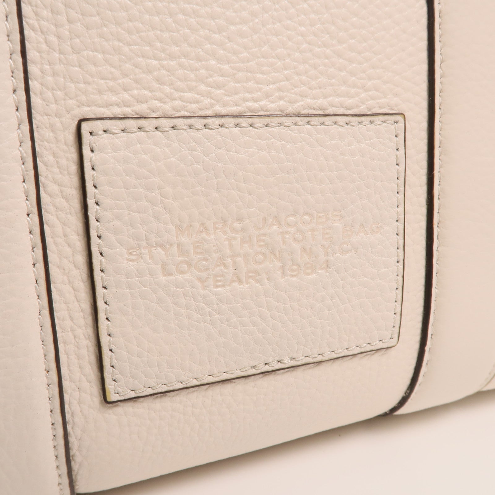 MARC JACOBS 牛皮皮革The Tote Bag金扣手挽肩背兩用袋