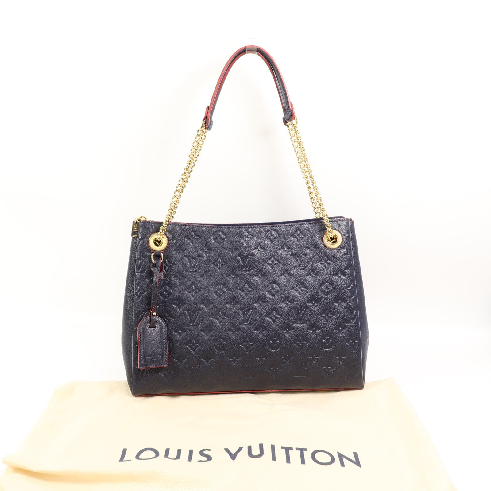 LOUIS VUITTON Monogram Empreinte Surene MM鏈帶肩背袋