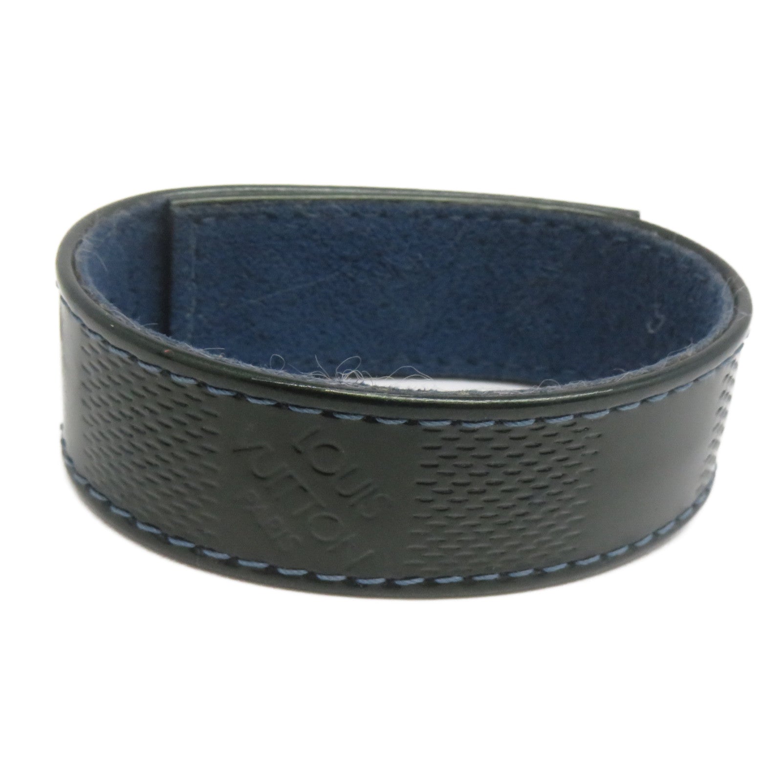 LOUIS VUITTON 【激減優惠】Damier Vernis Bracelet金扣手鐲綠色