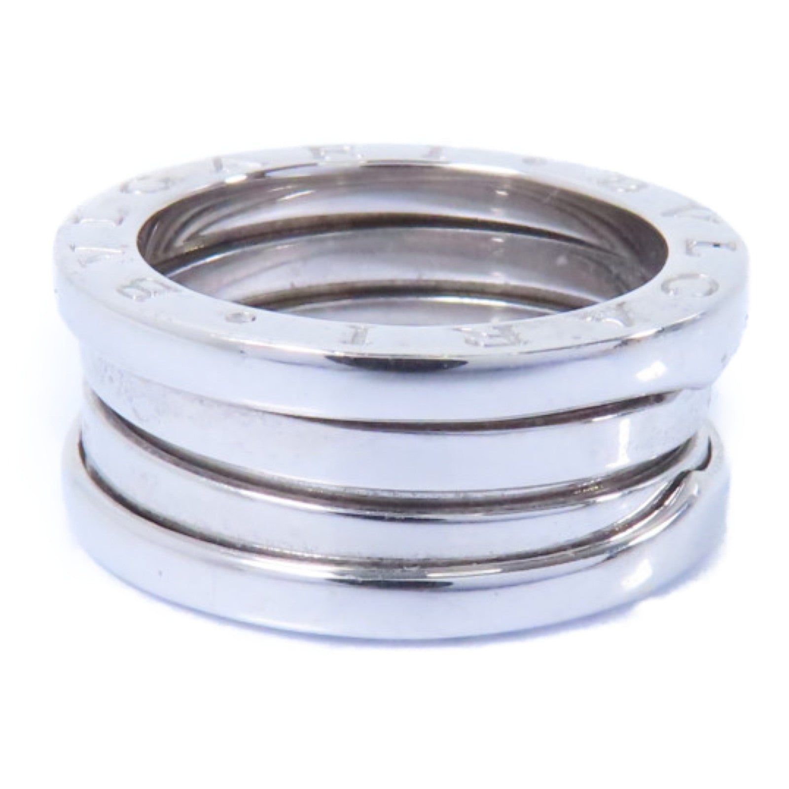BVLGARI 18K白金B-ZERO1戒指US#6/Bvlgari#52