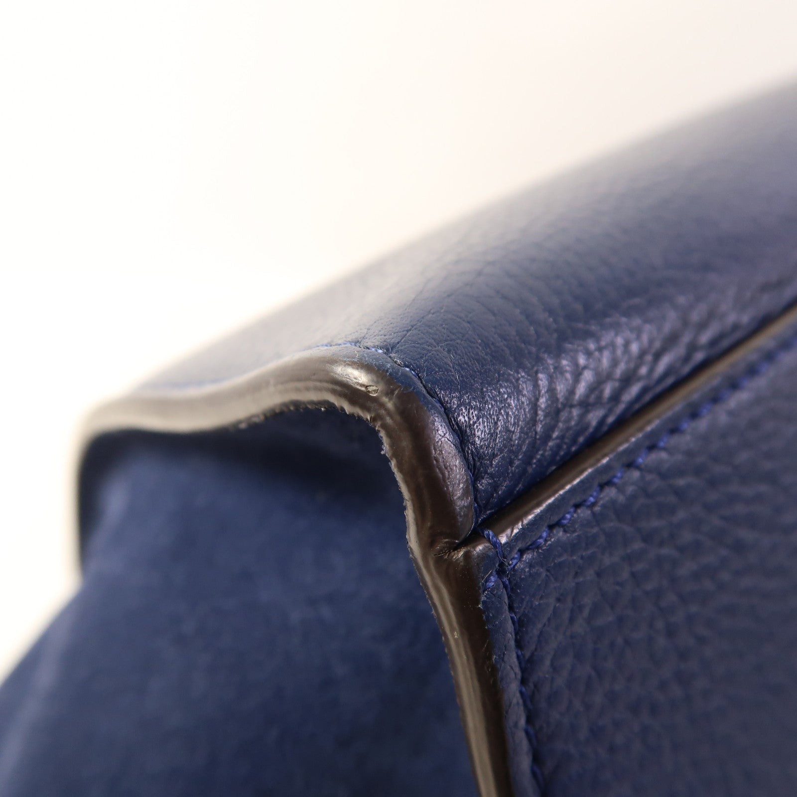 CELINE 牛皮皮革Trapeze銀扣手挽肩背兩用袋