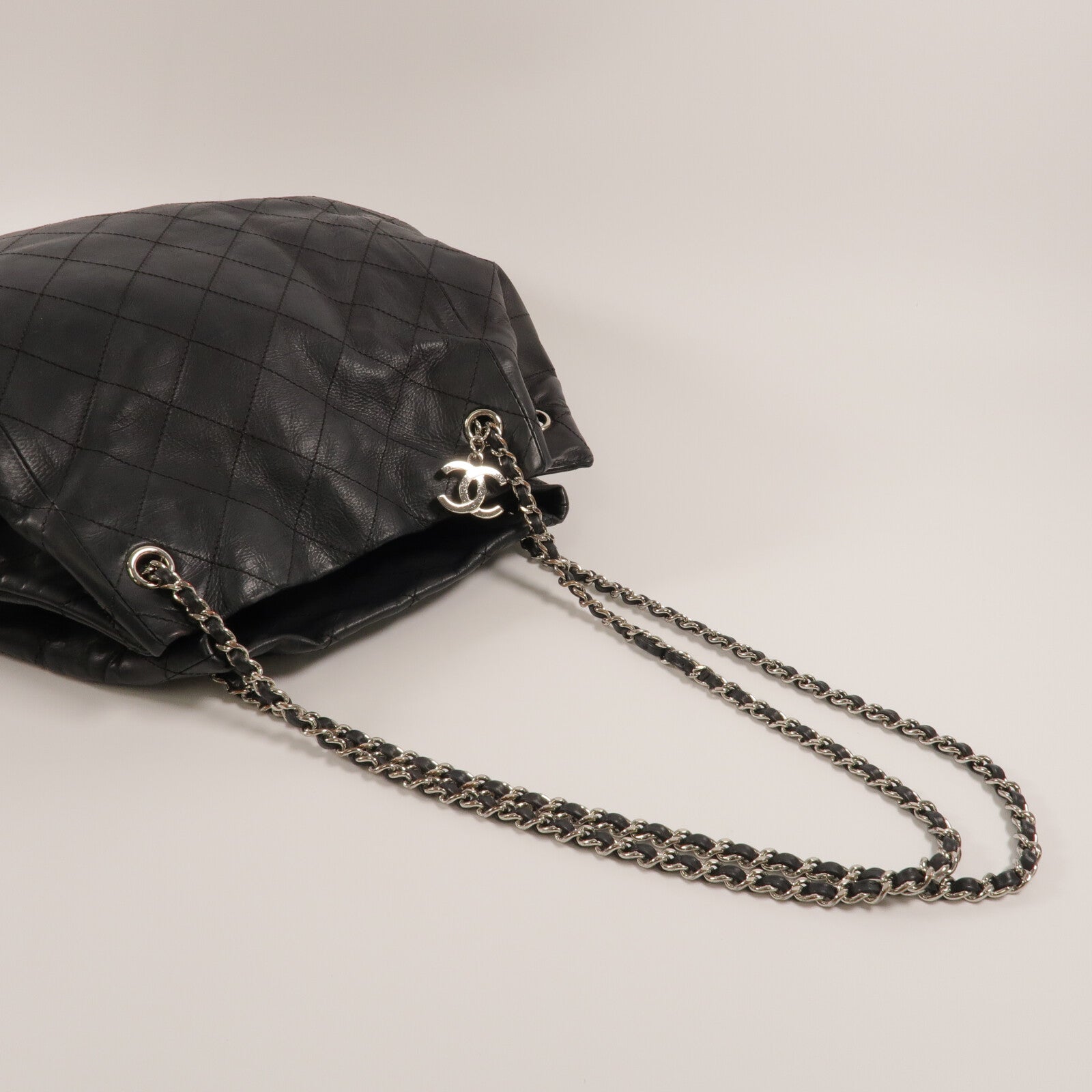 CHANEL 牛皮皮革Shoulder Bag鏈帶肩背袋