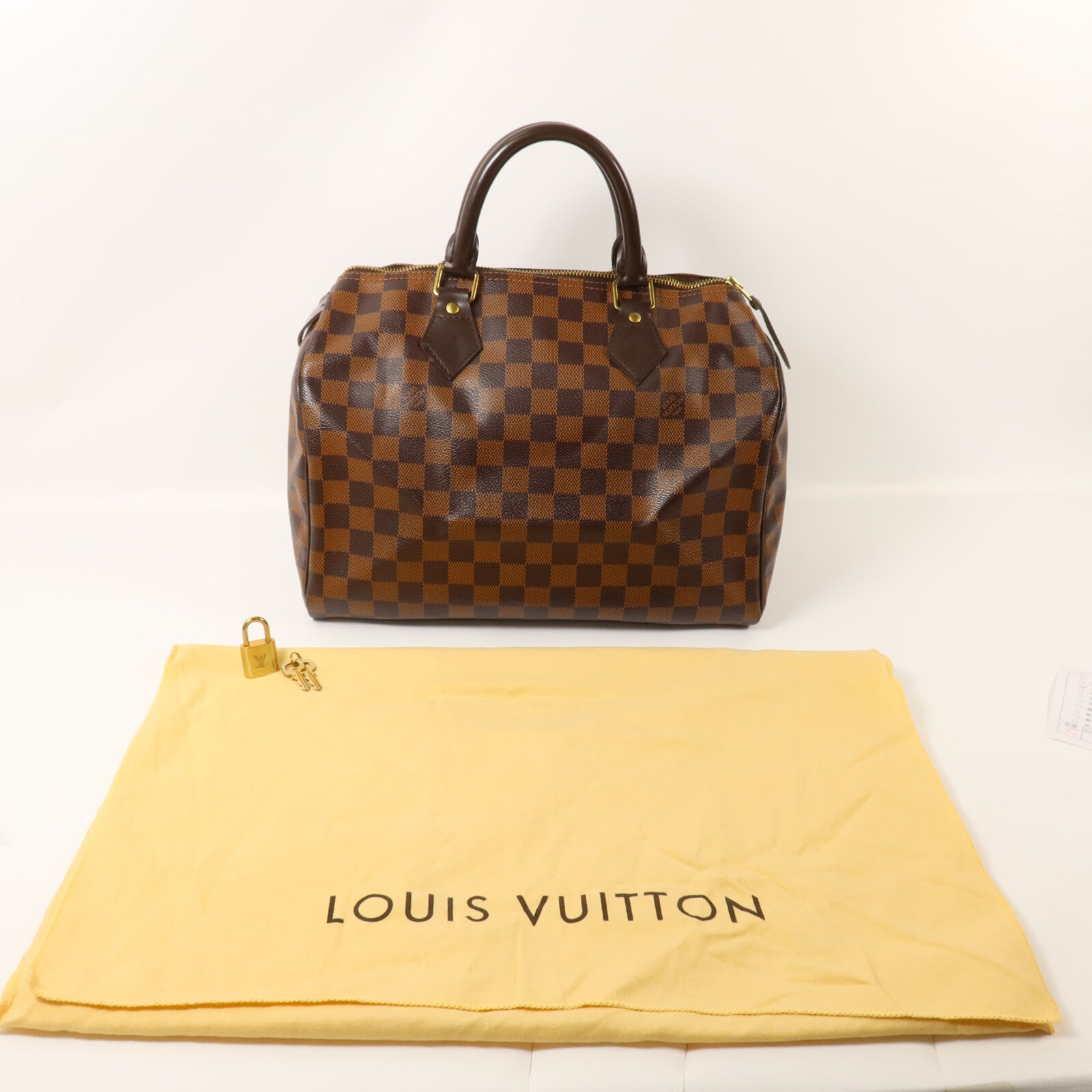 LOUIS VUITTON Damier Speedy 30手挽袋