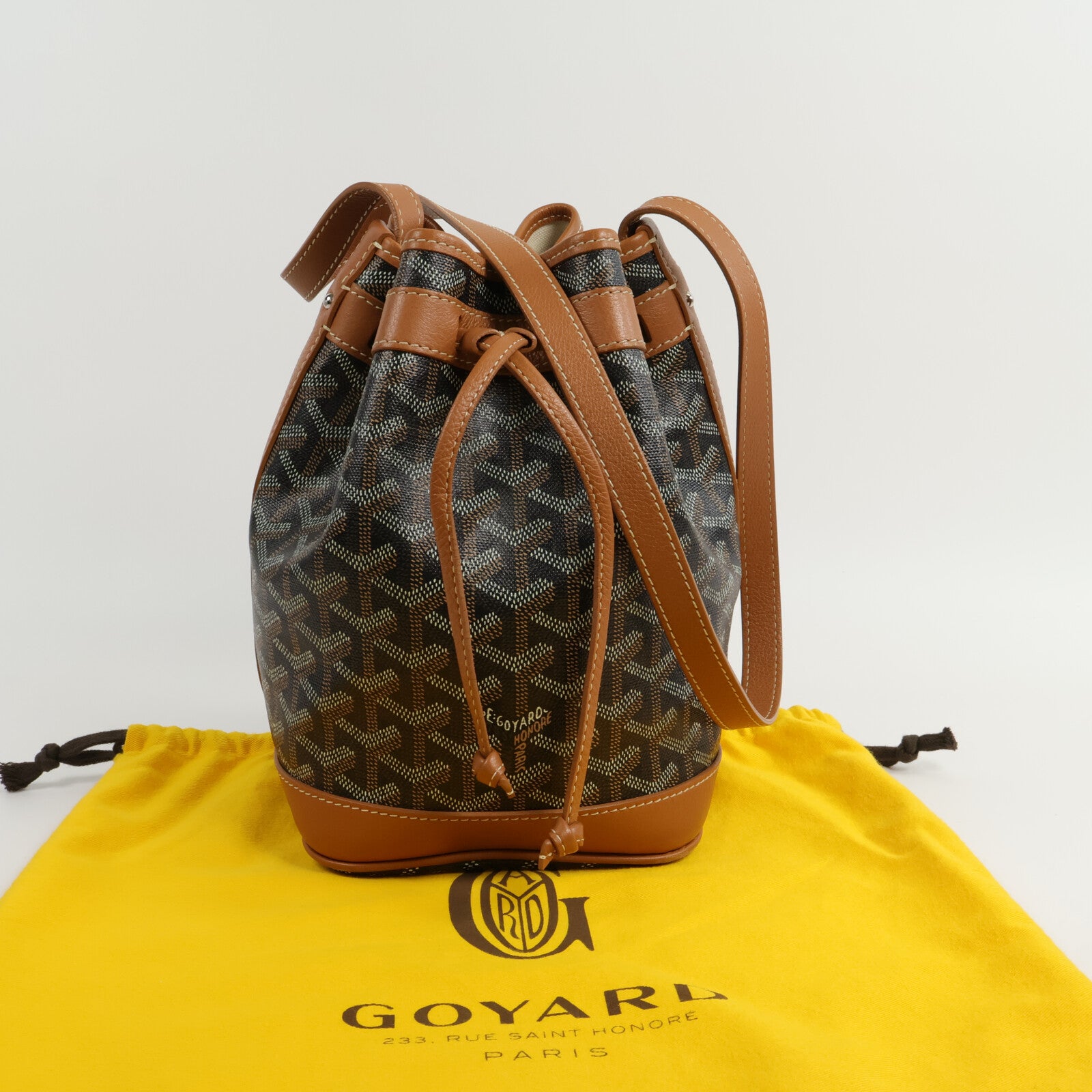 GOYARD 塗層帆布Petit Flot Bucket Bag肩背袋