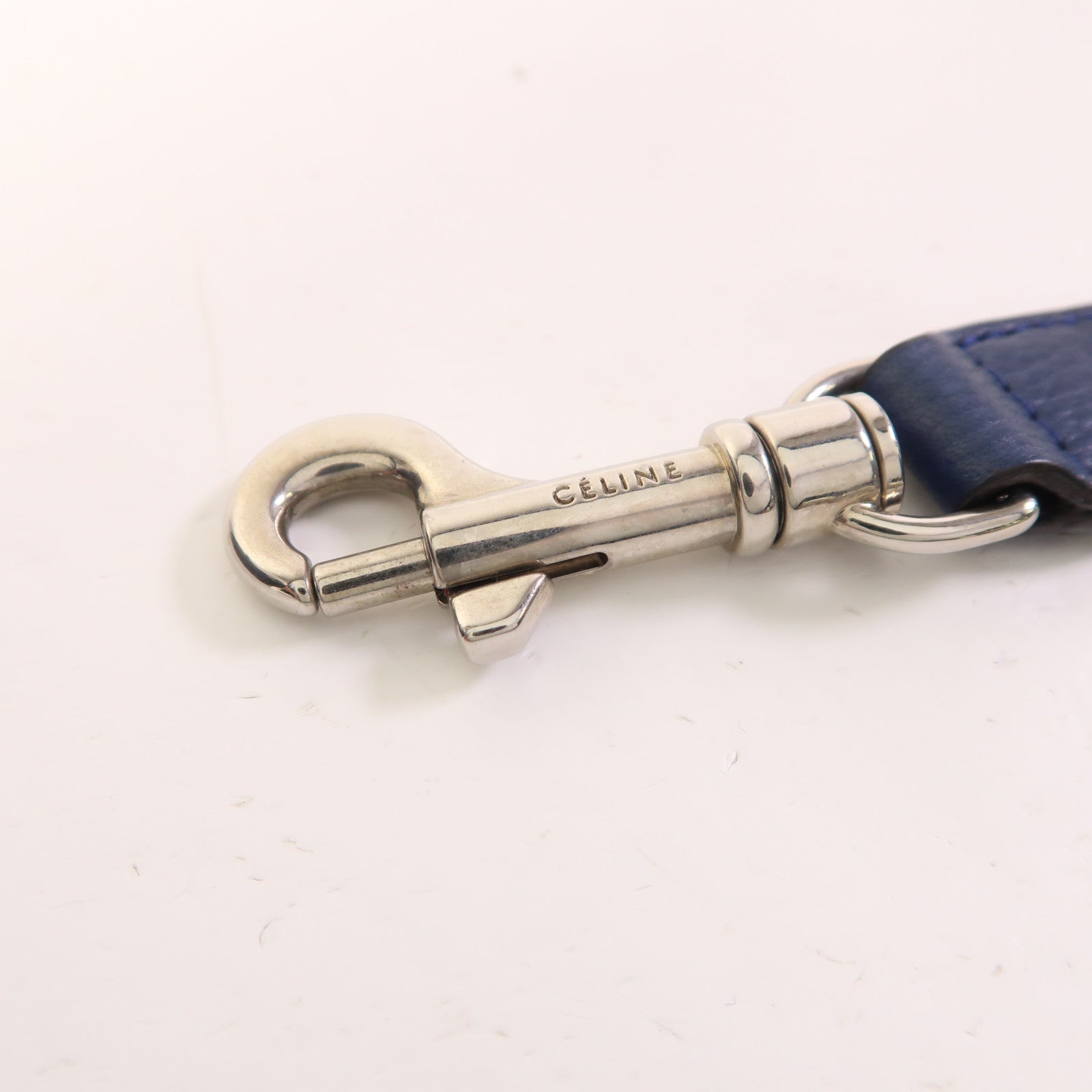 CELINE 牛皮皮革Trapeze銀扣手挽肩背兩用袋