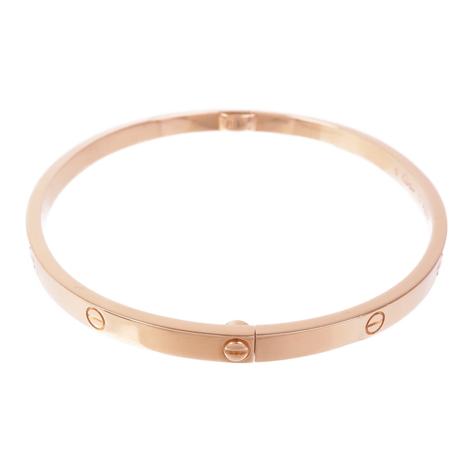 CARTIER Love Bracelet Small Model B6047317 18K Pink Gold Cartier#19