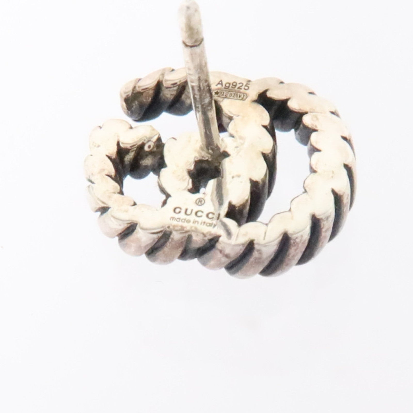 GUCCI 925純銀GG Marmont Earrings耳環