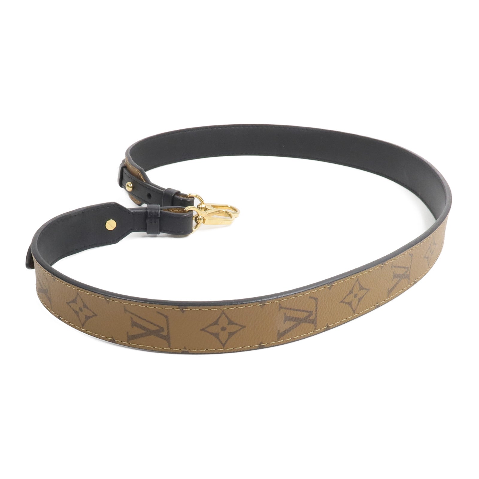 LOUIS VUITTON Monogram Reverse Bandouliere Shoulder Strap肩帶