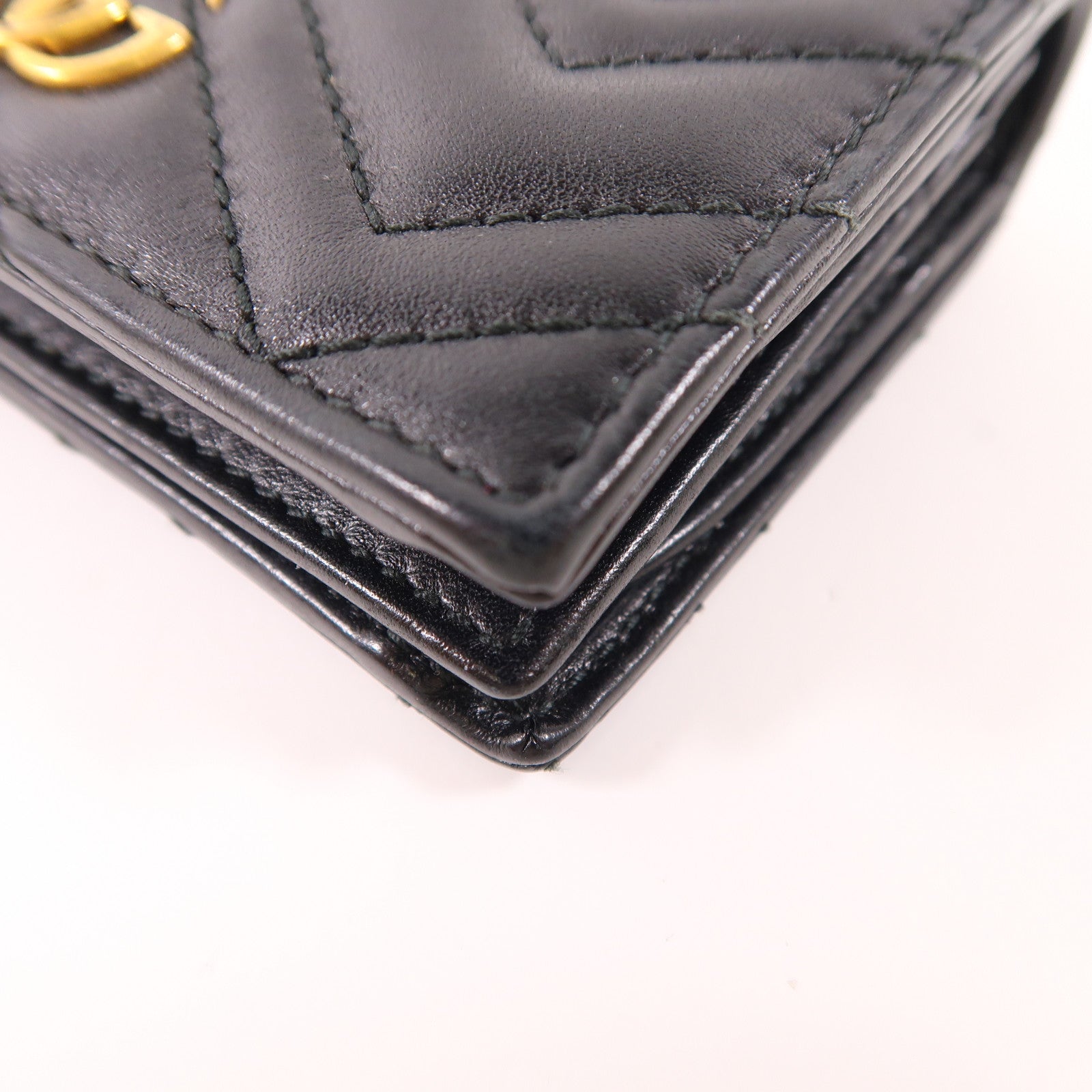 GUCCI 牛皮皮革Wallet金扣錢包