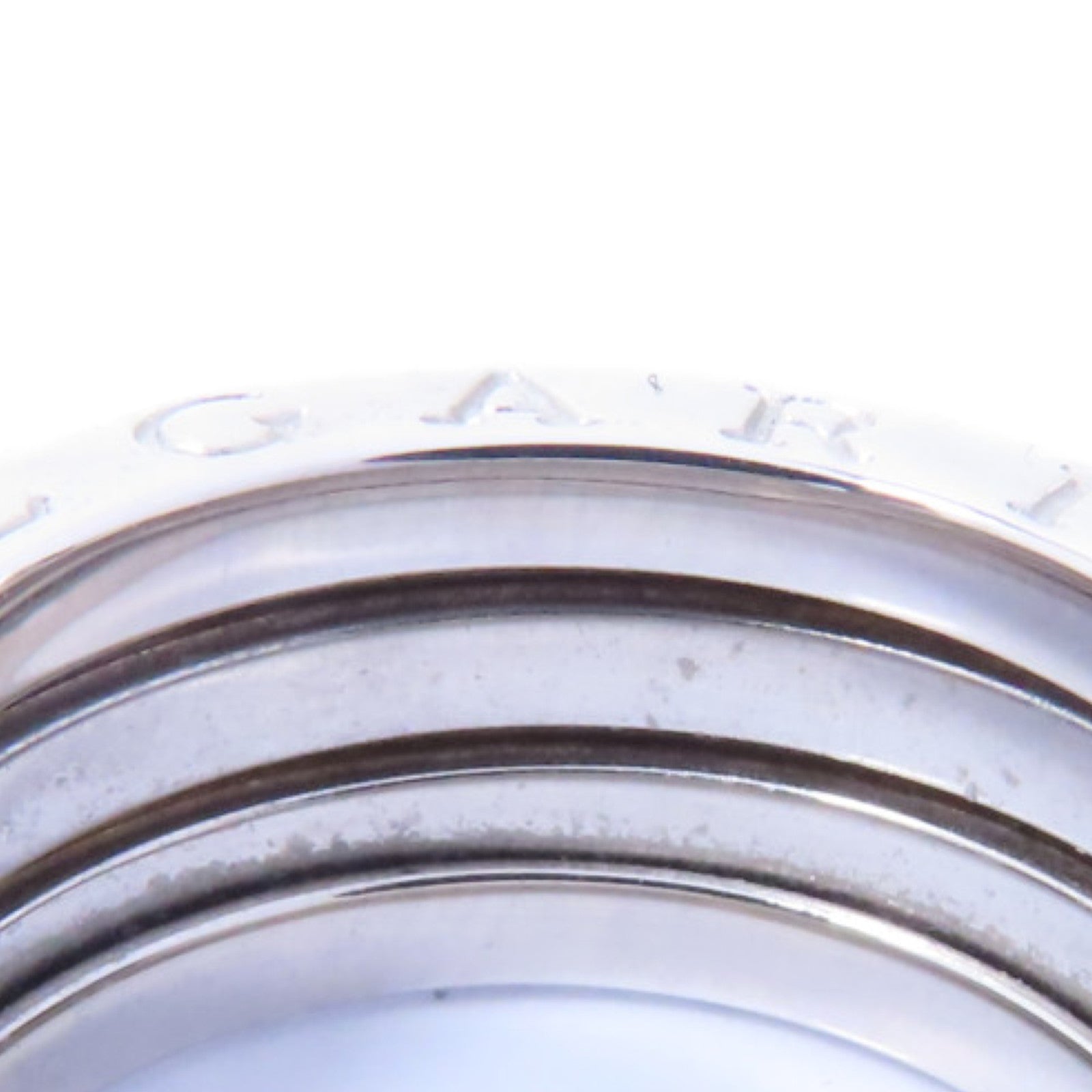 BVLGARI 18K白金B-ZERO1戒指US#6/Bvlgari#52