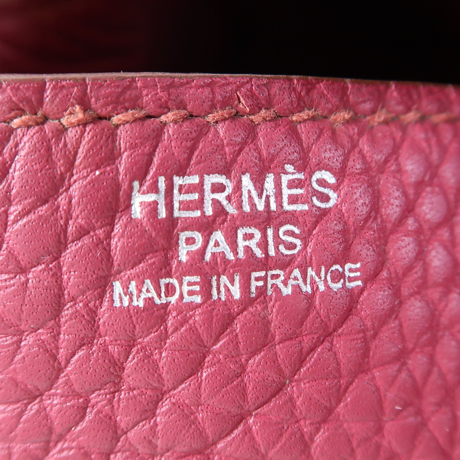 HERMES Clemence皮革Lindy 34銀扣手挽肩背兩用袋Rough H