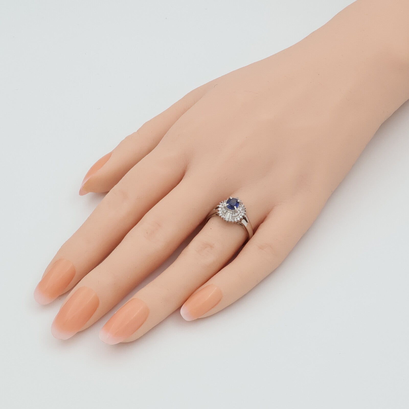 JEWELRY PT900鉑金/藍寶石Sapphire鑽石戒指