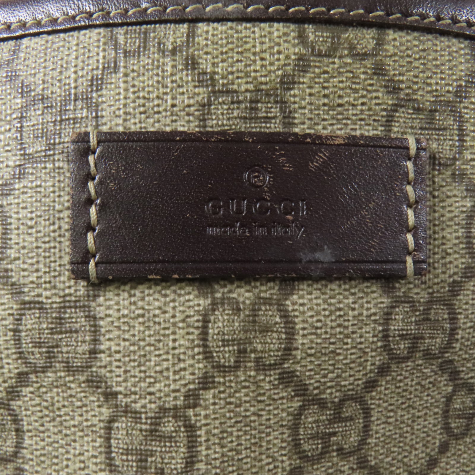 GUCCI 塗層帆布Shoulder Bag肩背袋