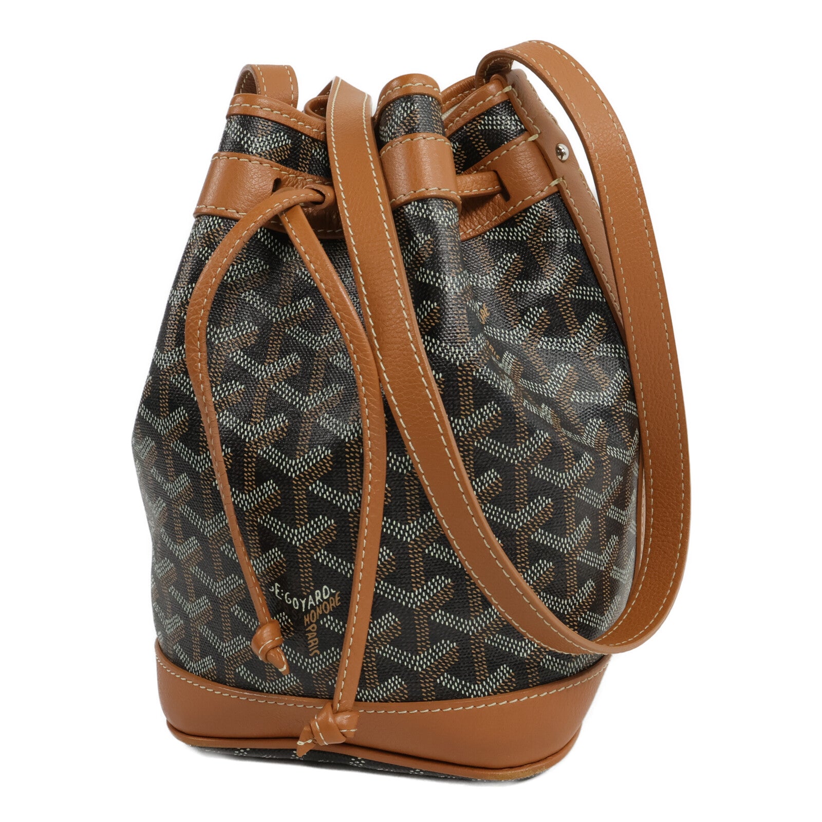 GOYARD 塗層帆布Petit Flot Bucket Bag肩背袋