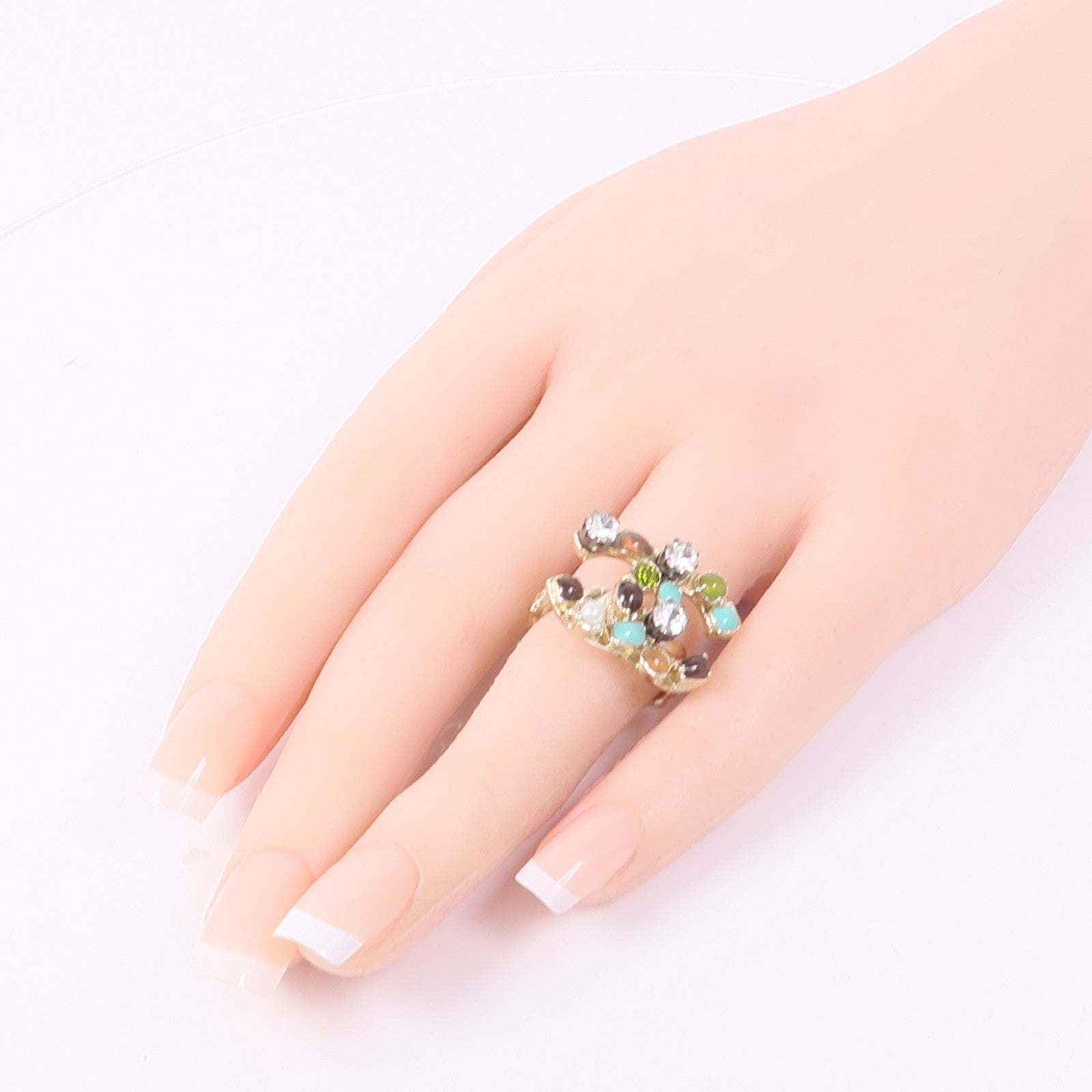 CHANEL 金屬Ring戒指US#6.25