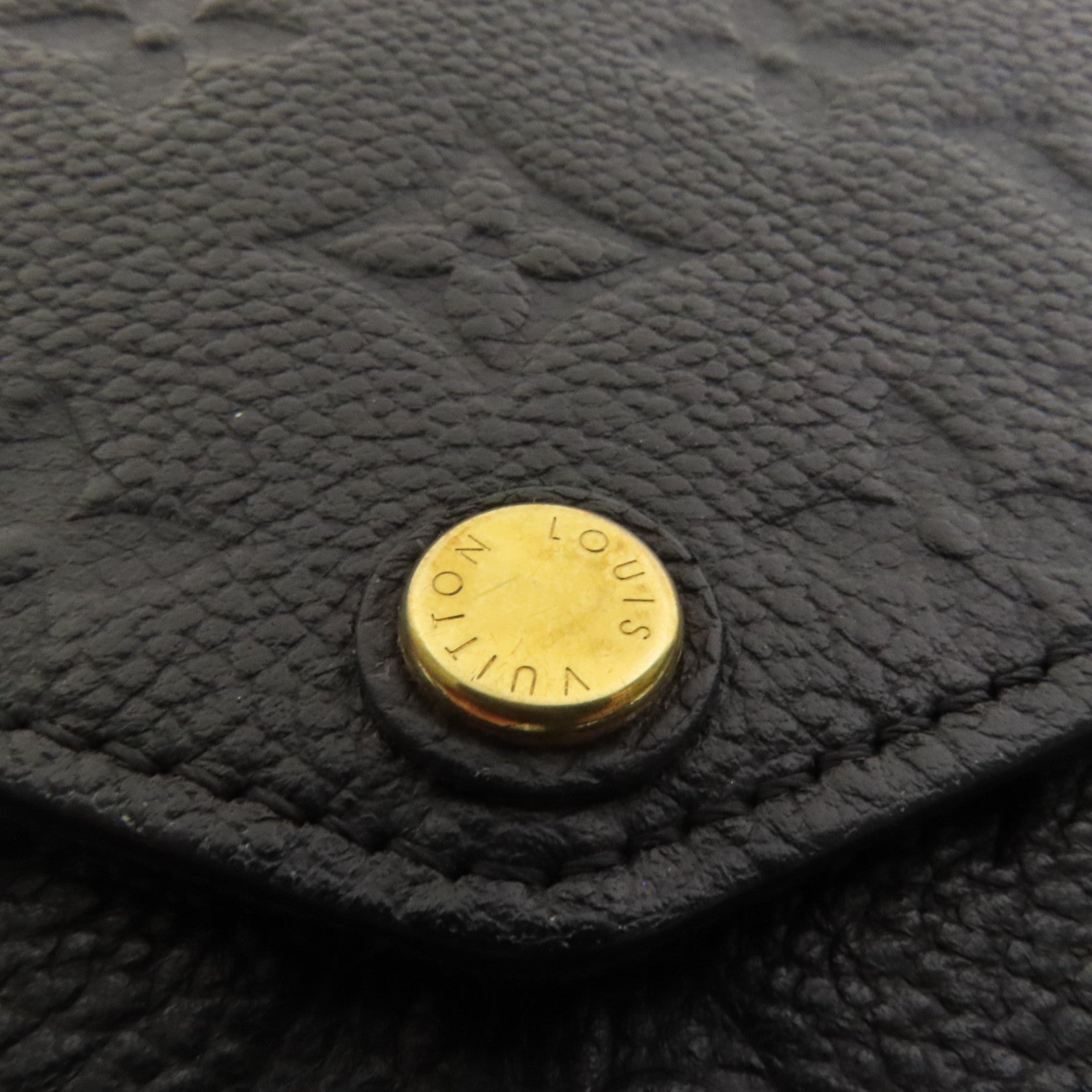 LOUIS VUITTON Monogram Empreinte Felicie Pochette 金扣鏈帶肩背袋