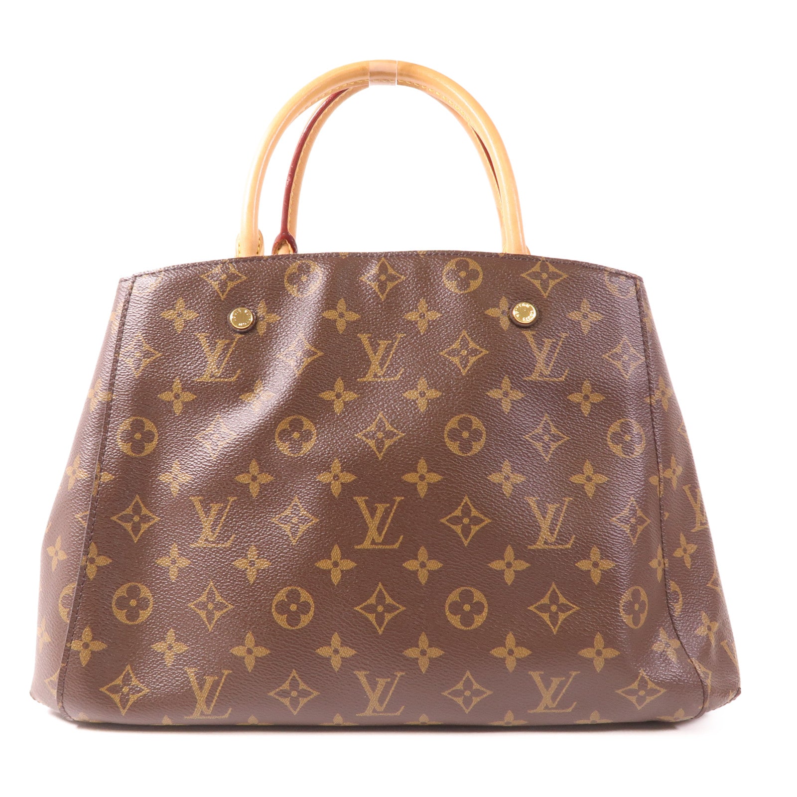 LOUIS VUITTON Monogram Montaigne MM金扣手挽肩背兩用袋