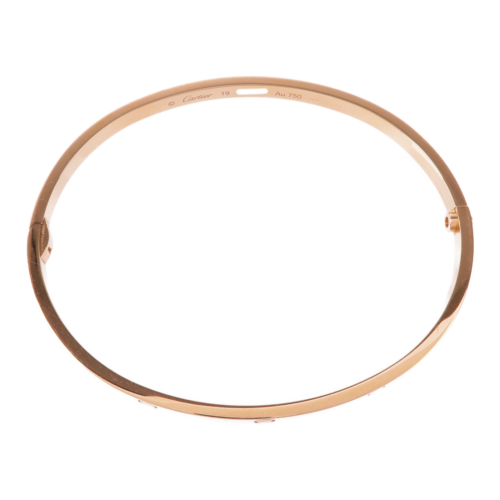 CARTIER Love Bracelet Small Model B6047317 18K Pink Gold Cartier#19