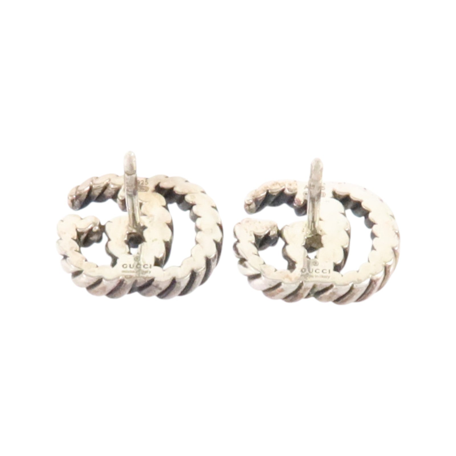 GUCCI 925純銀GG Marmont Earrings耳環