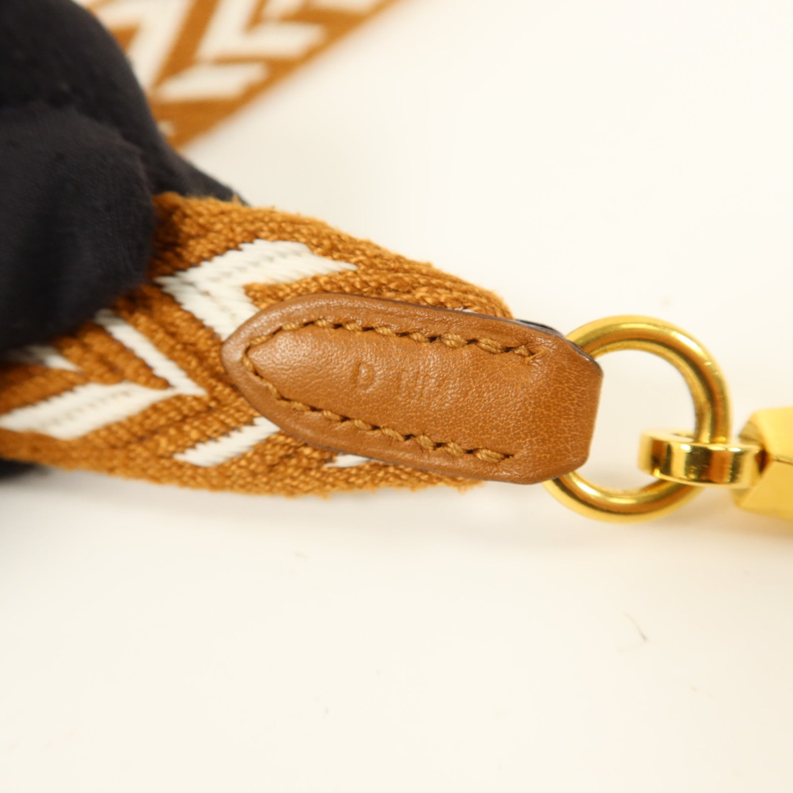 HERMES 帆布/Swift皮革Sangle Zigzag Bag Strap肩背帶