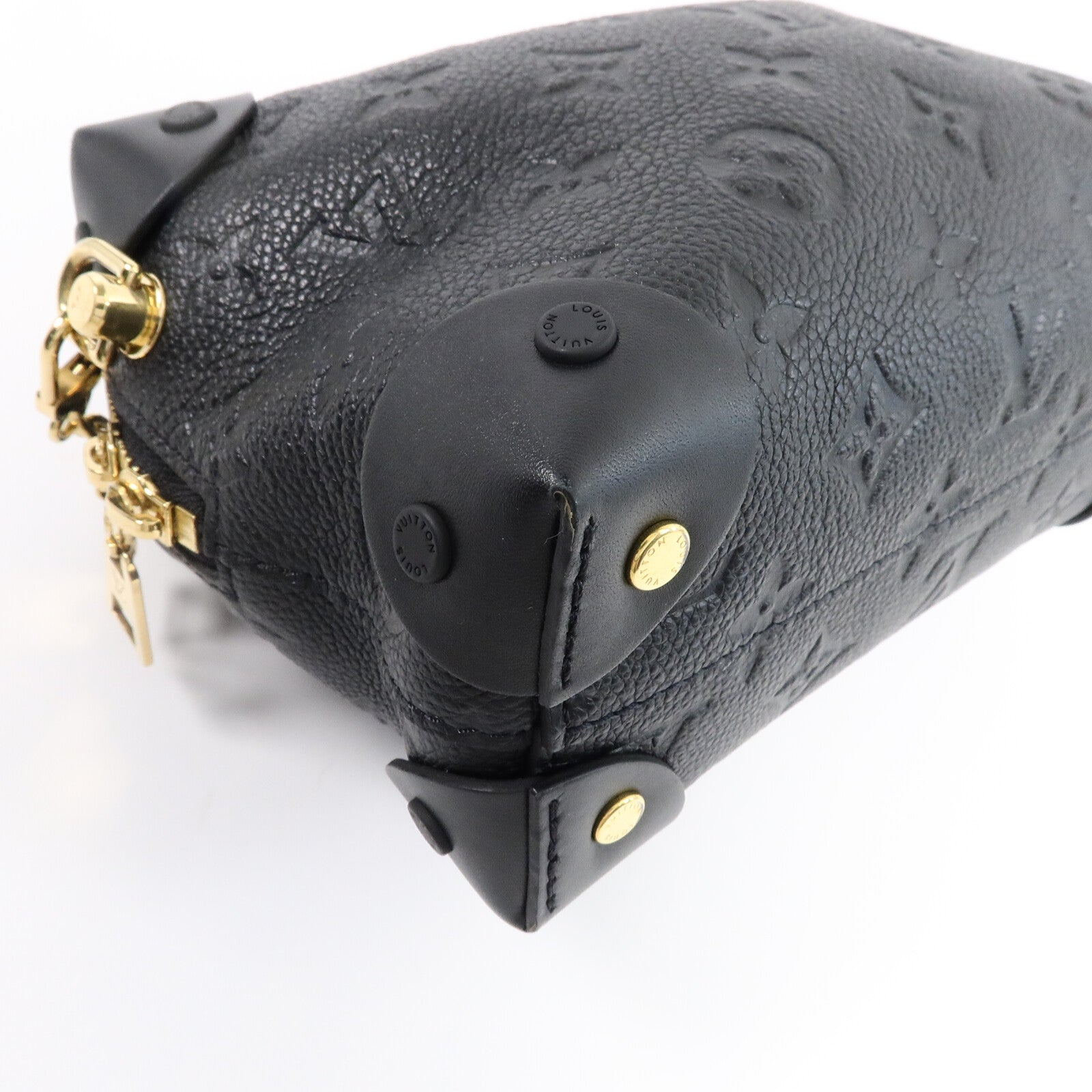 LOUIS VUITTON Monogram Empreinte Petite金扣手挽肩背兩用袋