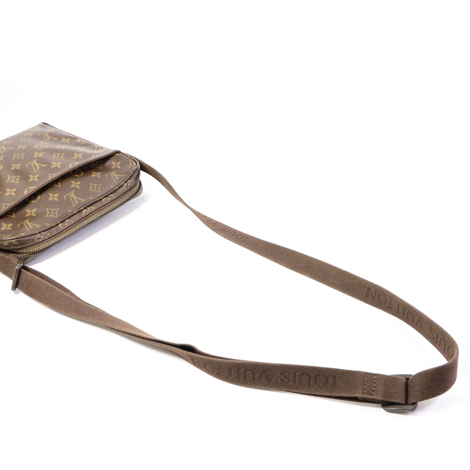 LOUIS VUITTON Monogram Trotteur Beaubourg金扣肩背袋