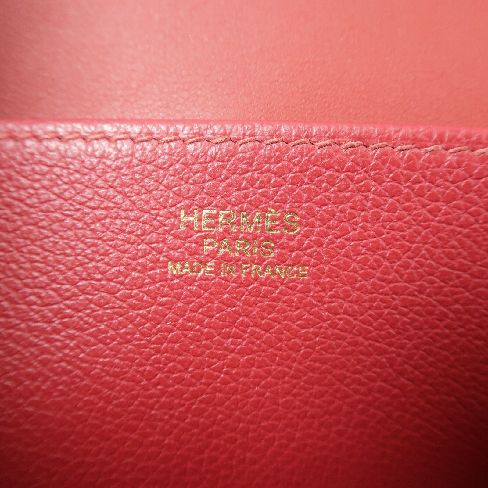 HERMES Evercolor皮革Halzan 25手挽肩背兩用袋Rough Grenal