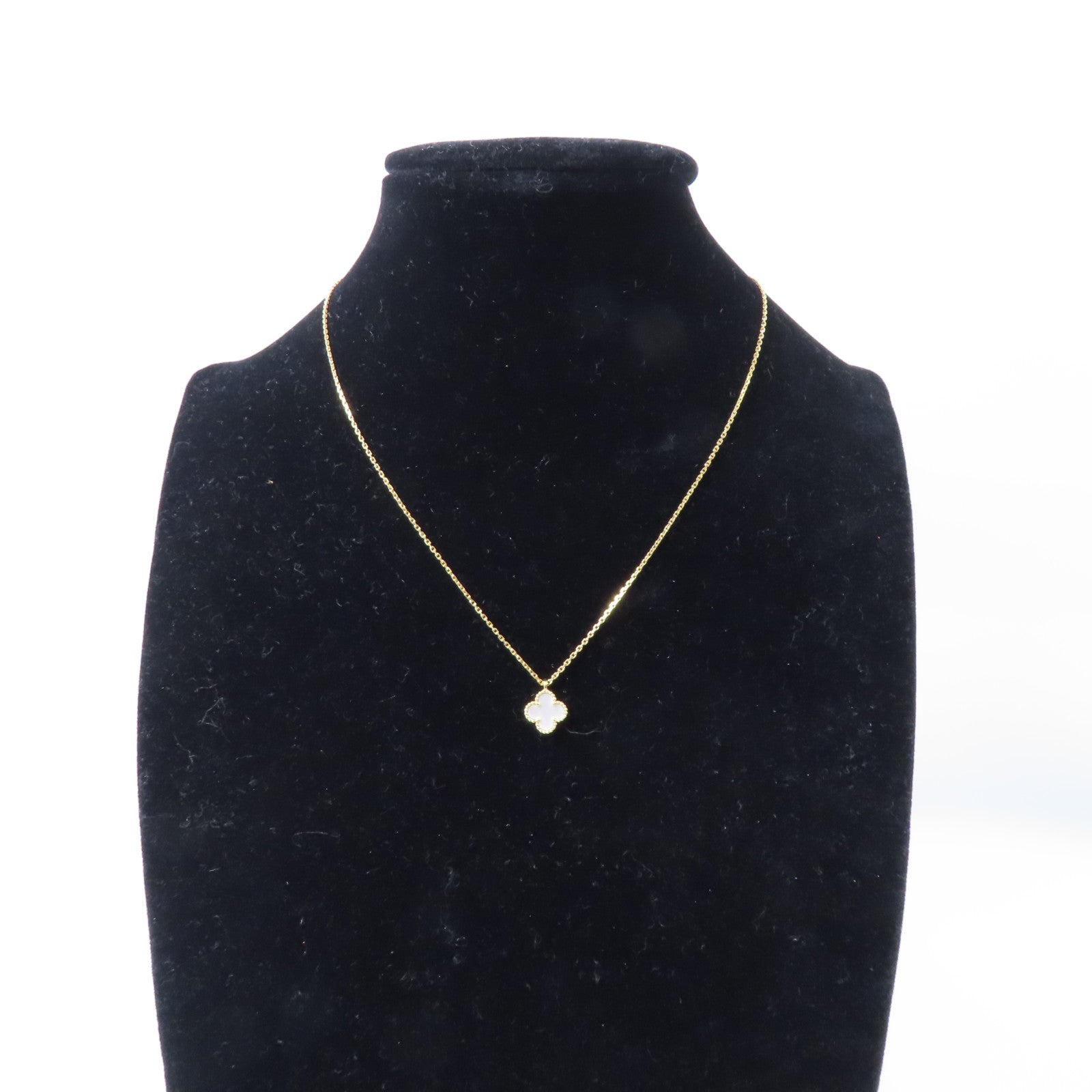 Van Cleef & Arpels 18K黃金Alhambra Necklace項鍊金色