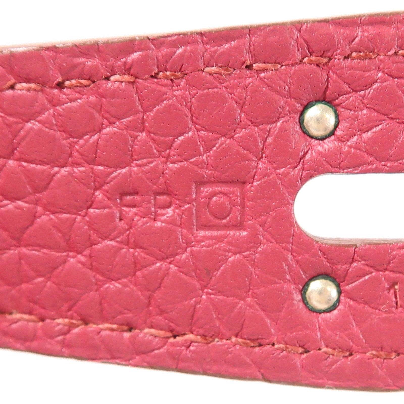 HERMES PHW Lindy 34 2Way Shoulder Hand Bag Clemence Leather Rough H