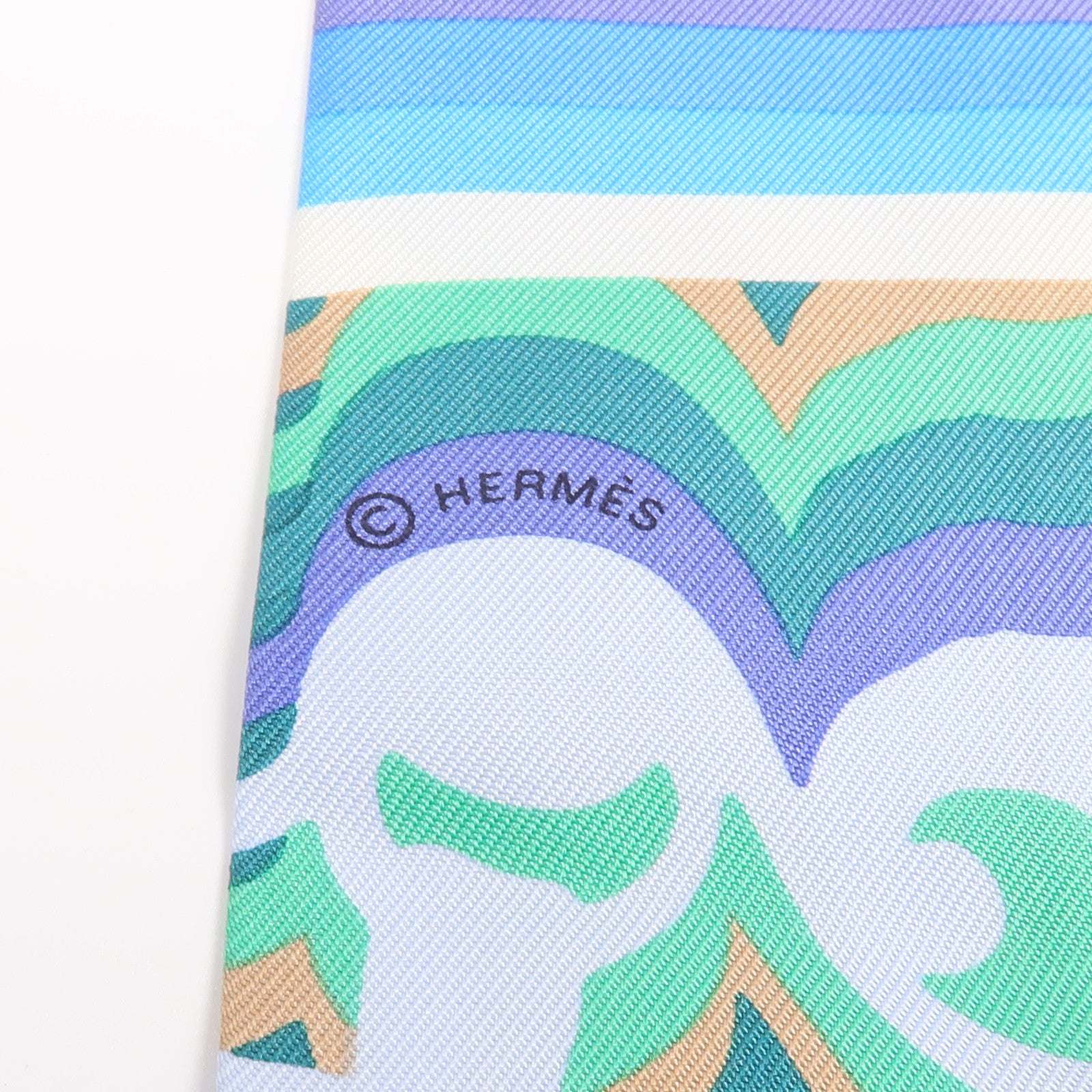 HERMES 絲質Twilly絲巾