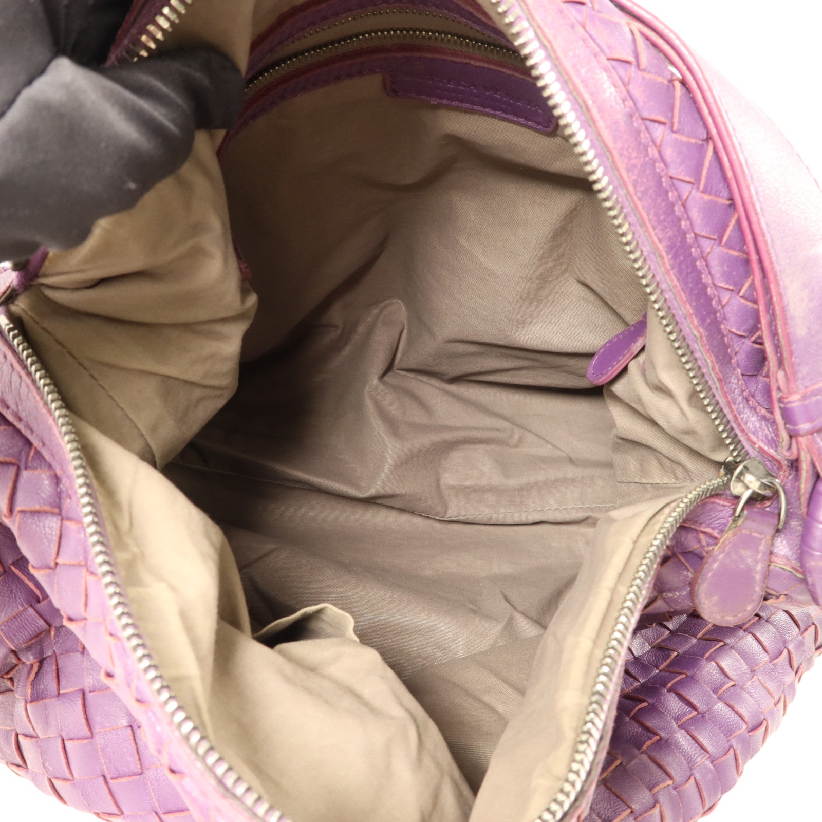BOTTEGA VENETA 羊皮皮革Shoulder Bag銀扣肩背袋
