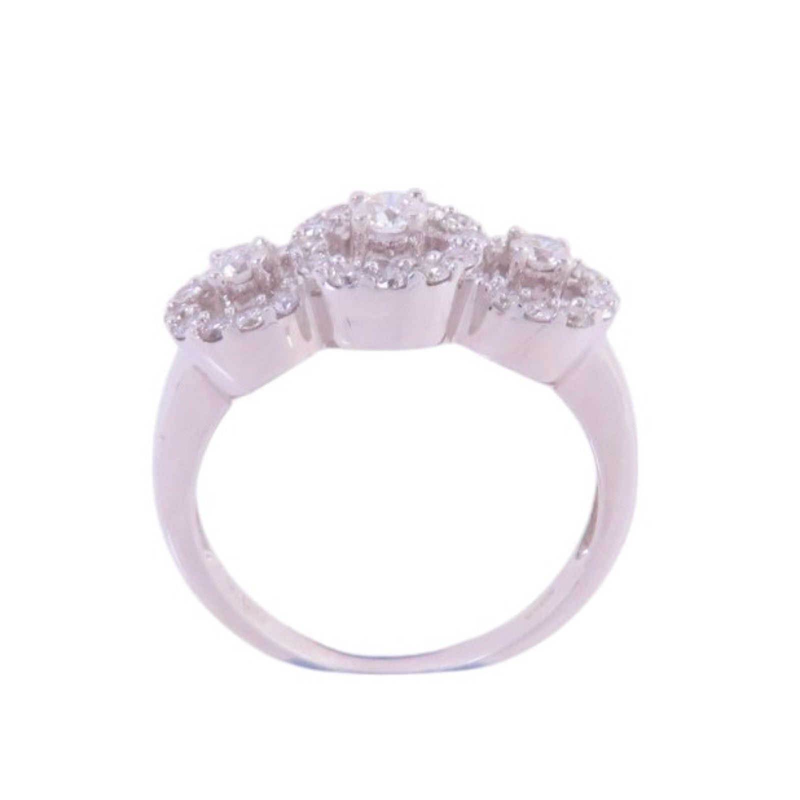 JEWELRY 【激減優惠】18K白/鑽石Diamond Ring戒指US#5.75