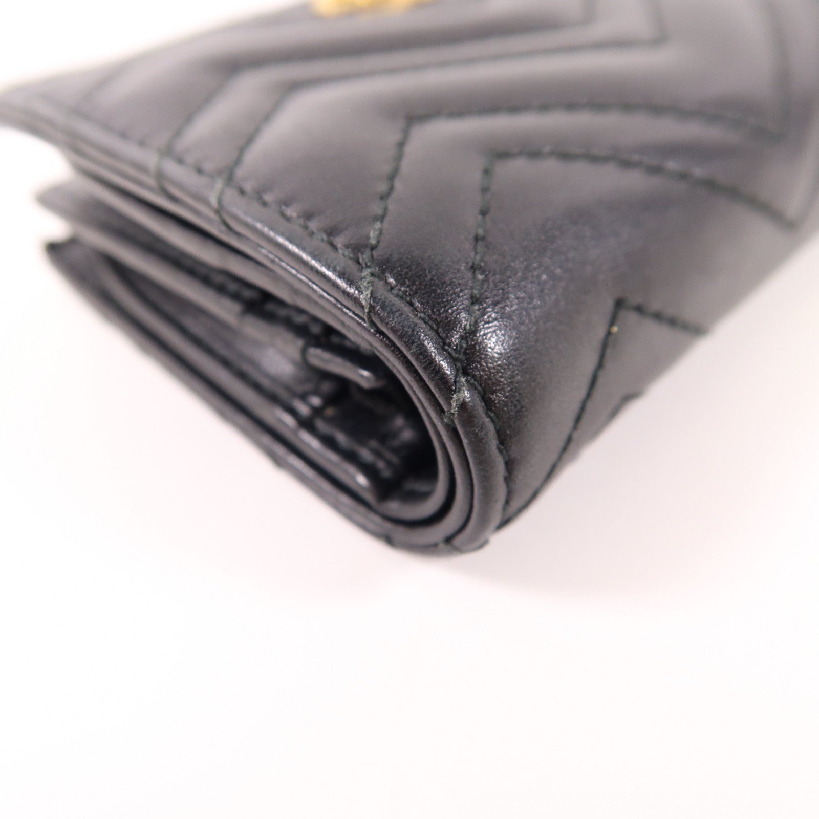 GUCCI 牛皮皮革Wallet金扣錢包