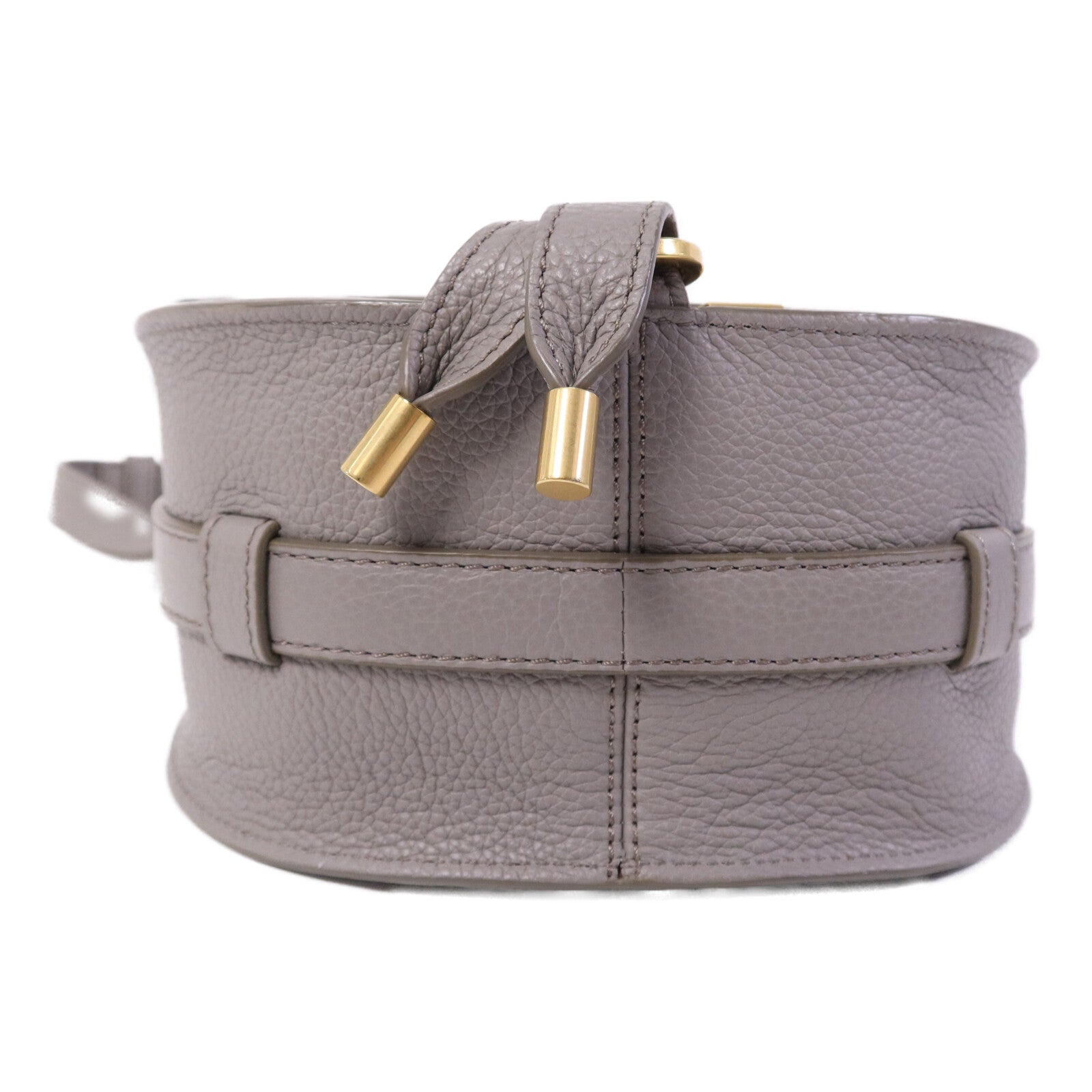 Chloe 牛皮皮革Marcie Small Saddle金扣肩背袋