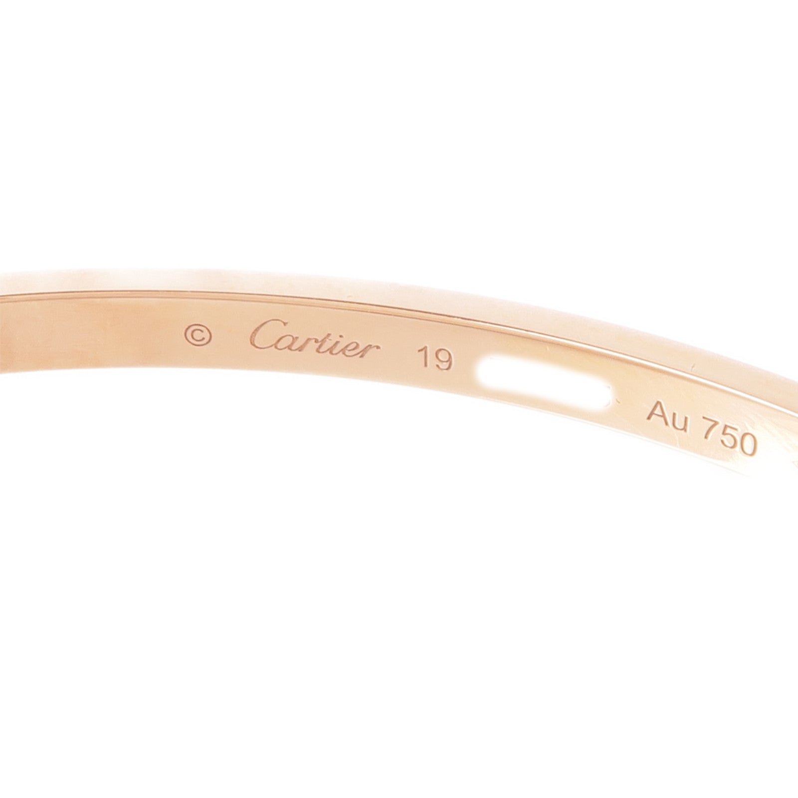 CARTIER Love Bracelet Small Model B6047317 18K Pink Gold Cartier#19