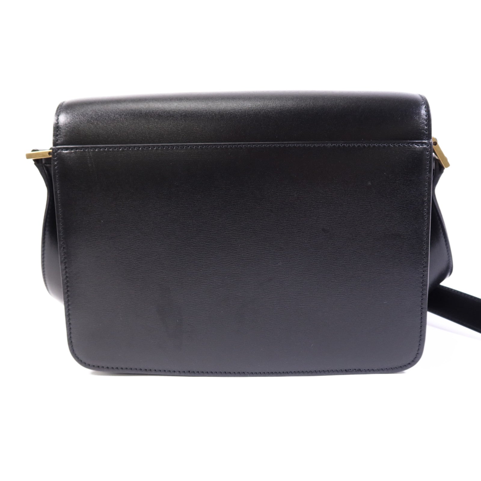 SAINT LAURENT 牛皮皮革Sholder Bag金扣肩背袋