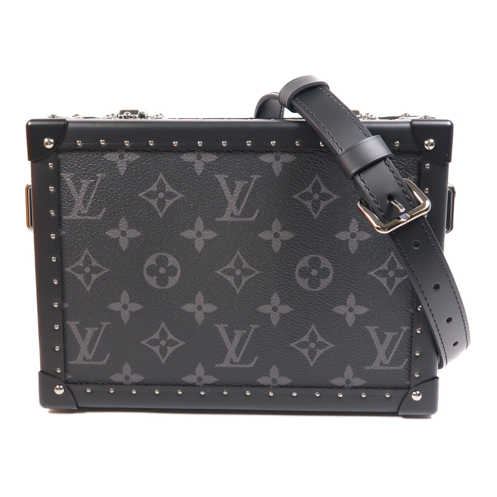 LOUIS VUITTON LV SHW Clutch Box Shoulder Bag M20251 Monogram Eclipse Black