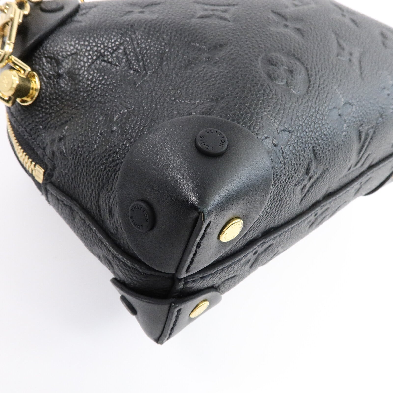 LOUIS VUITTON Monogram Empreinte Petite金扣手挽肩背兩用袋