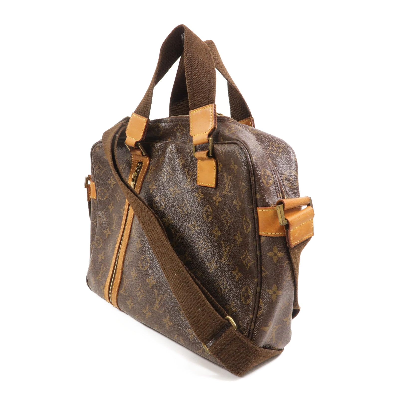 LOUIS VUITTON Monogram Sac Bosphore金扣手挽肩背兩用袋