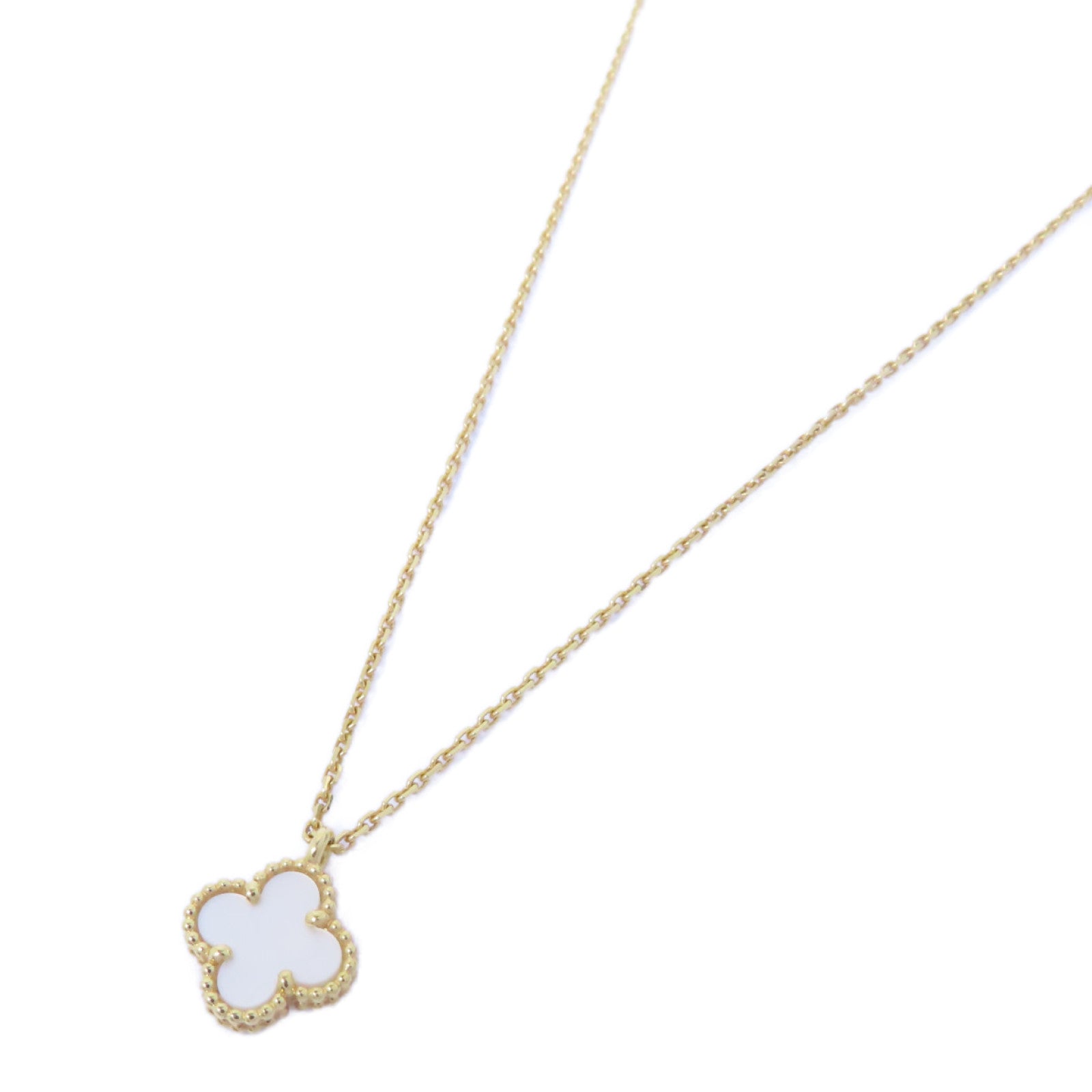 Van Cleef & Arpels 18K黃金Alhambra Necklace項鍊金色