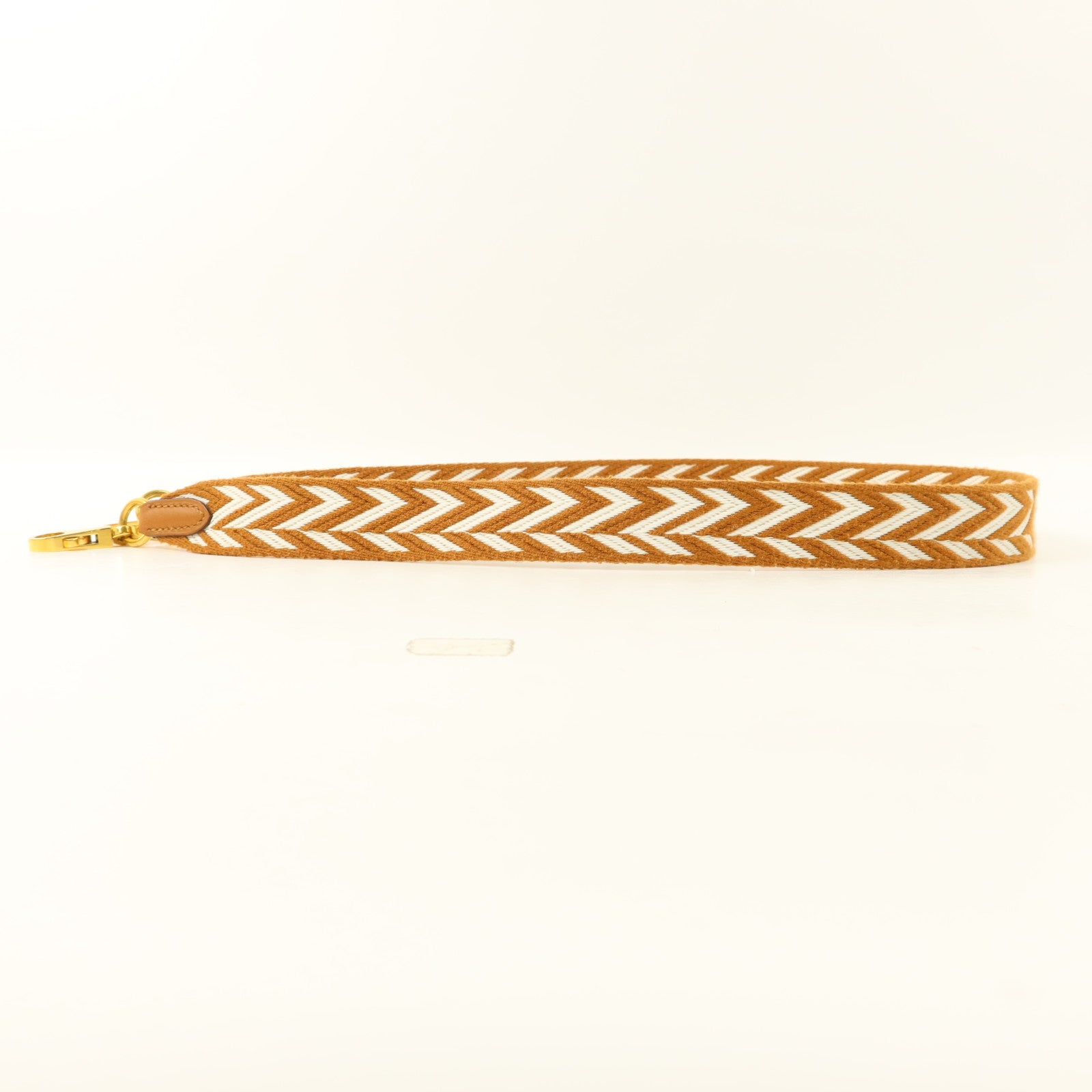 HERMES 帆布/Swift皮革Sangle Zigzag Bag Strap肩背帶