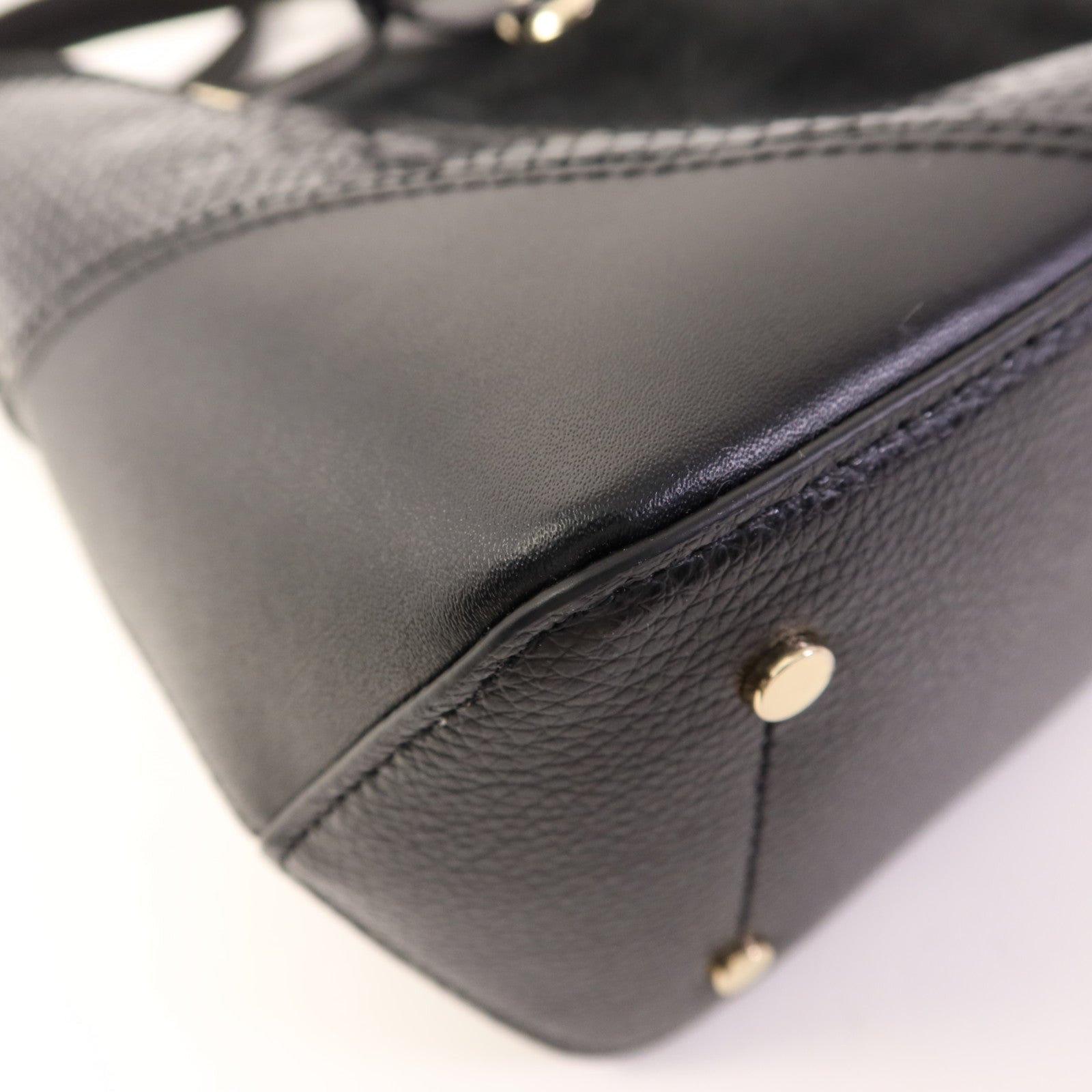 Kate Spade 絨布/漆皮皮革/皮革/蛇皮皮革Small Bucket Bag手挽肩背兩用袋